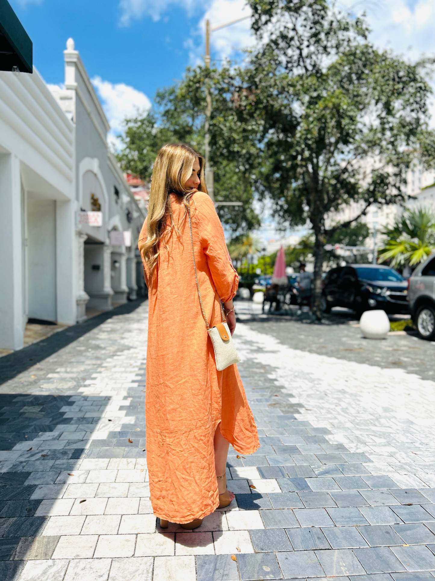 Sicily Linen Maxi Shirt
