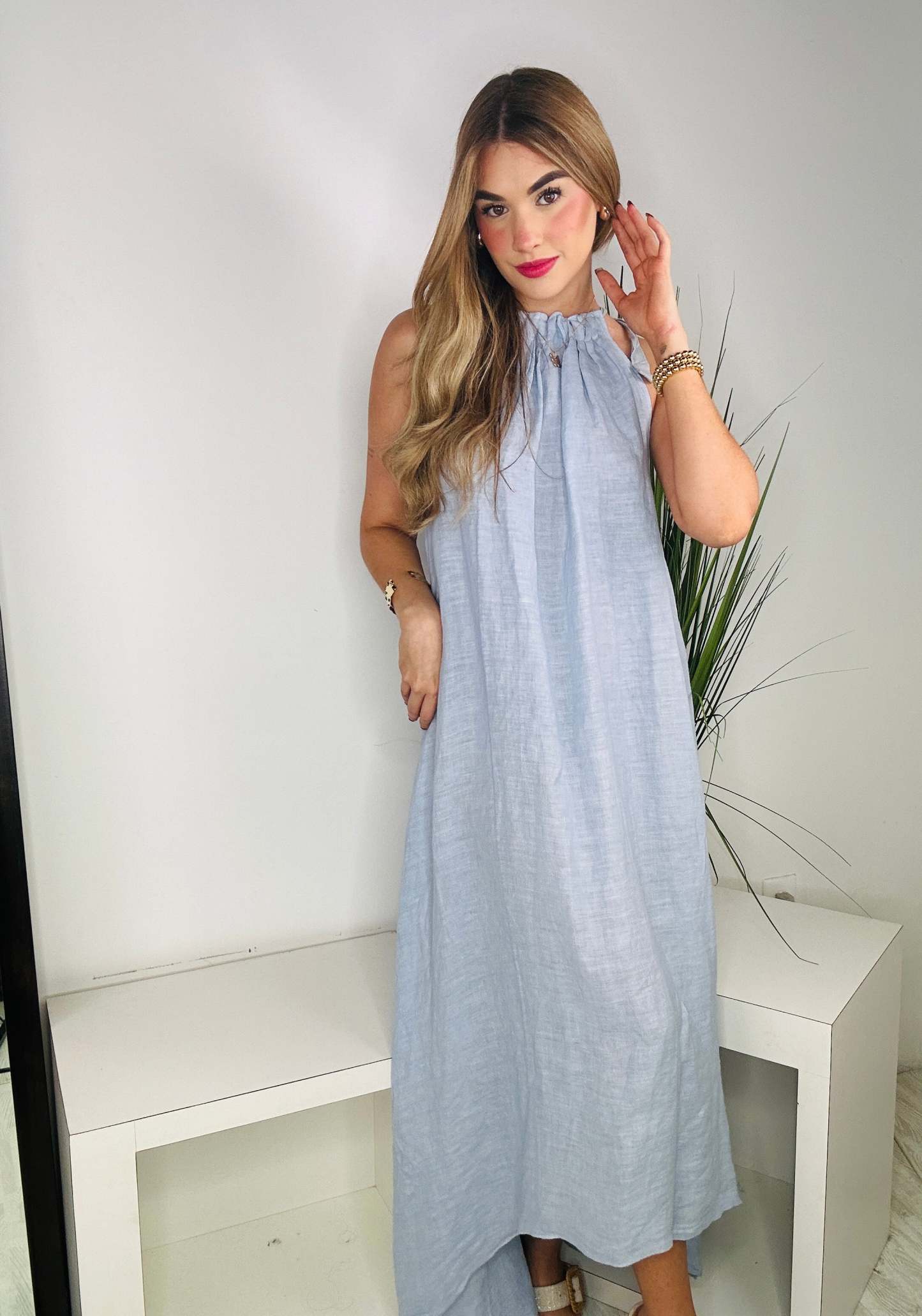 Morgan Linen Dress