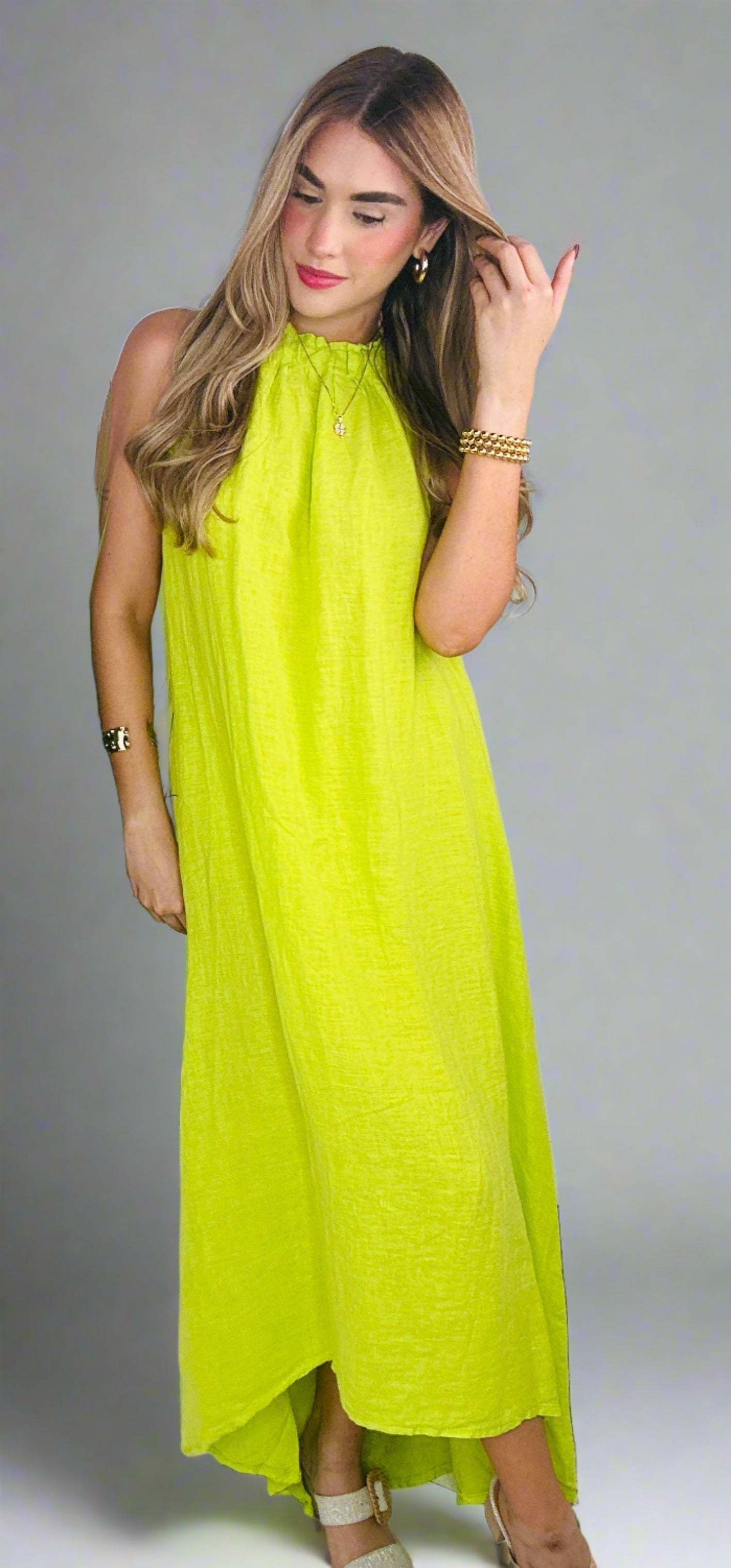 Morgan Linen Dress