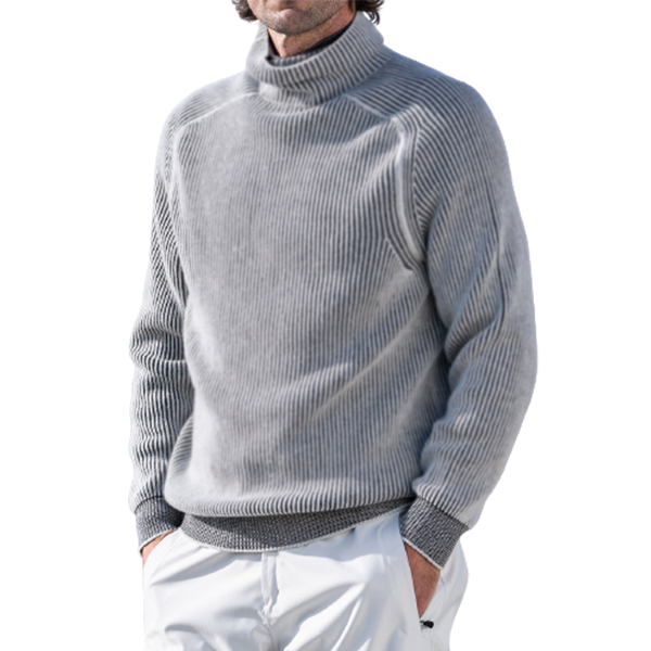 Men's Casual Gentleman Cashmere Turtleneck Sweater