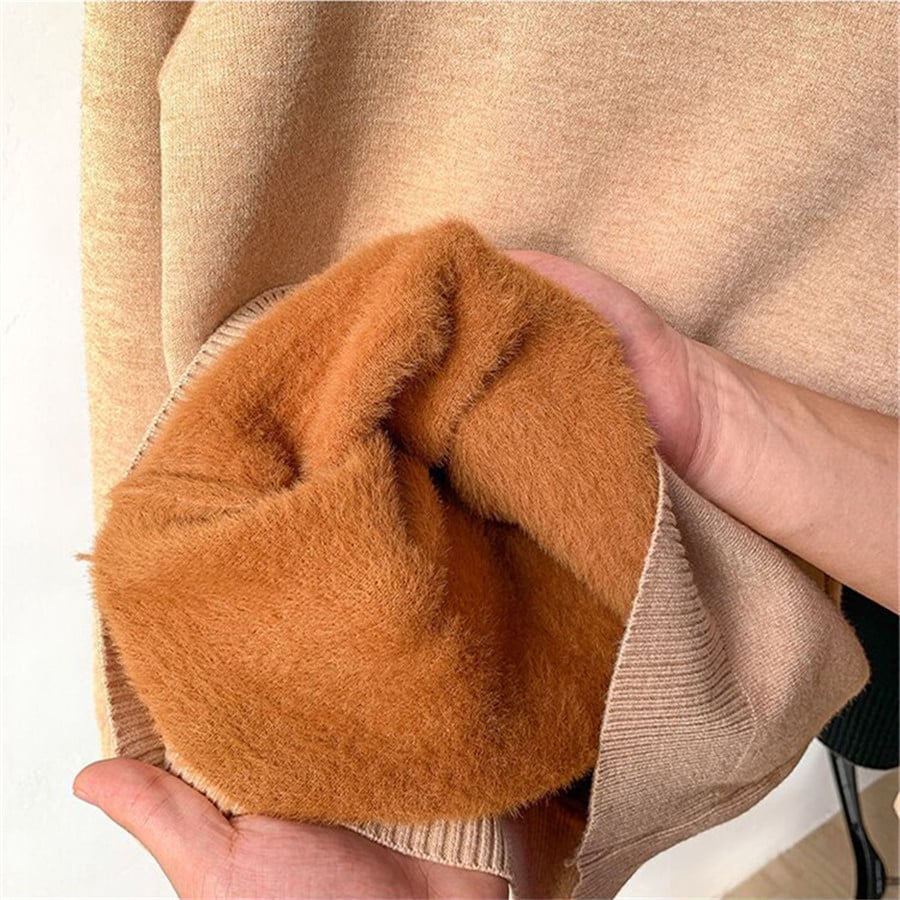 Women's Turtleneck Fleece Pullover Sweater