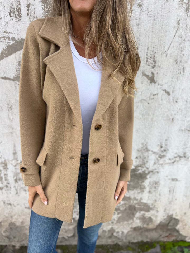 2024 Winter New Wool Lapel Mid-Length Coat