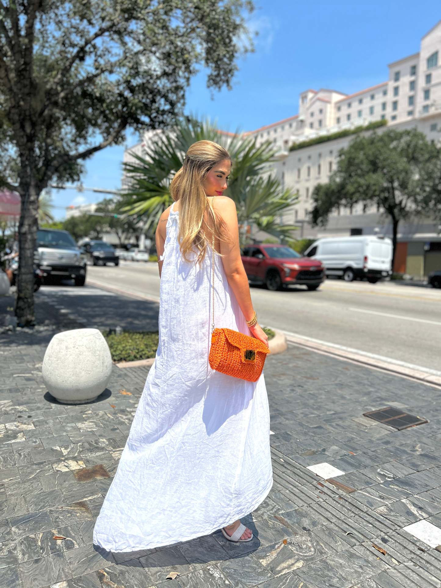 Morgan Linen Dress