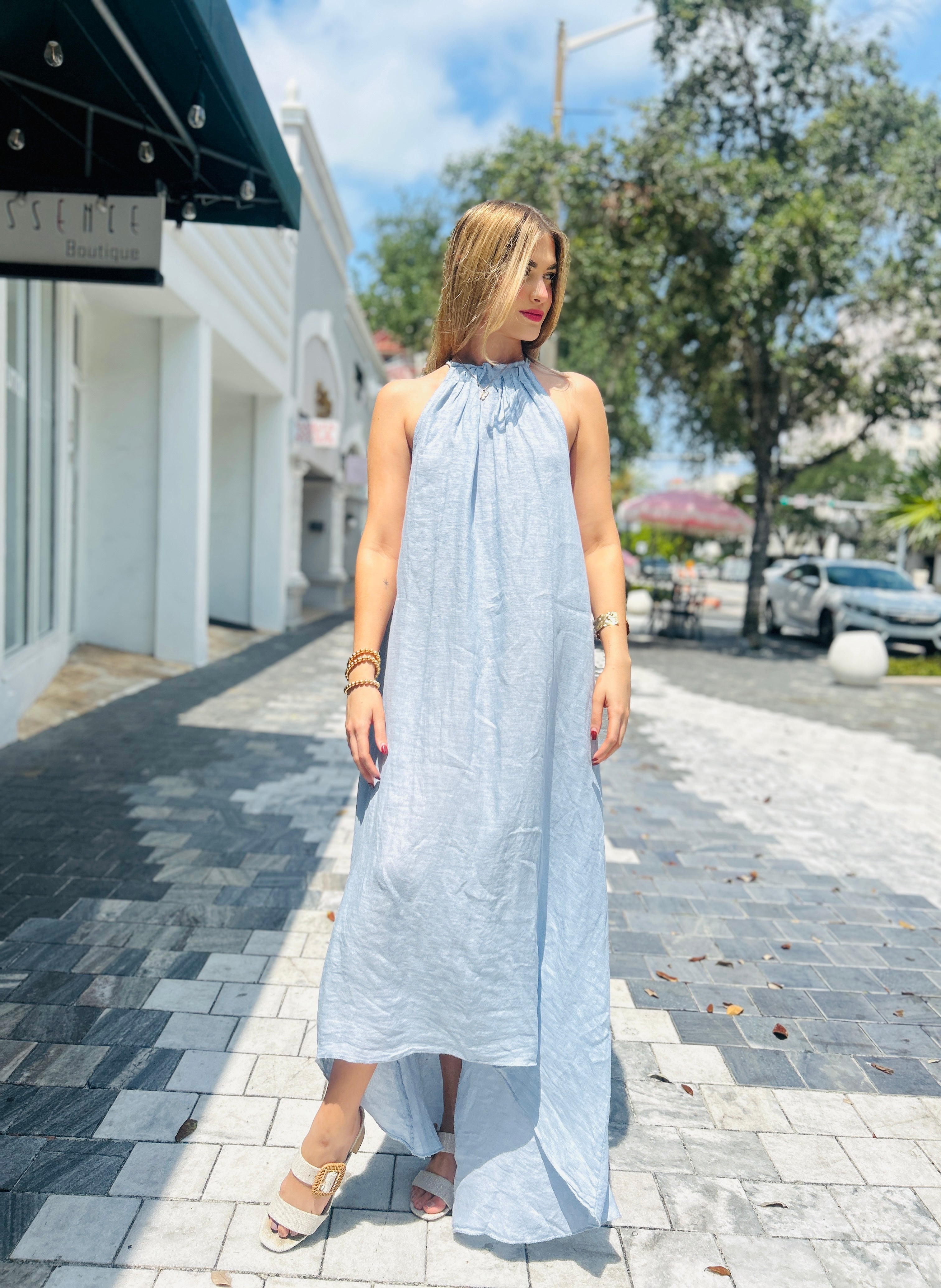 Morgan Linen Dress