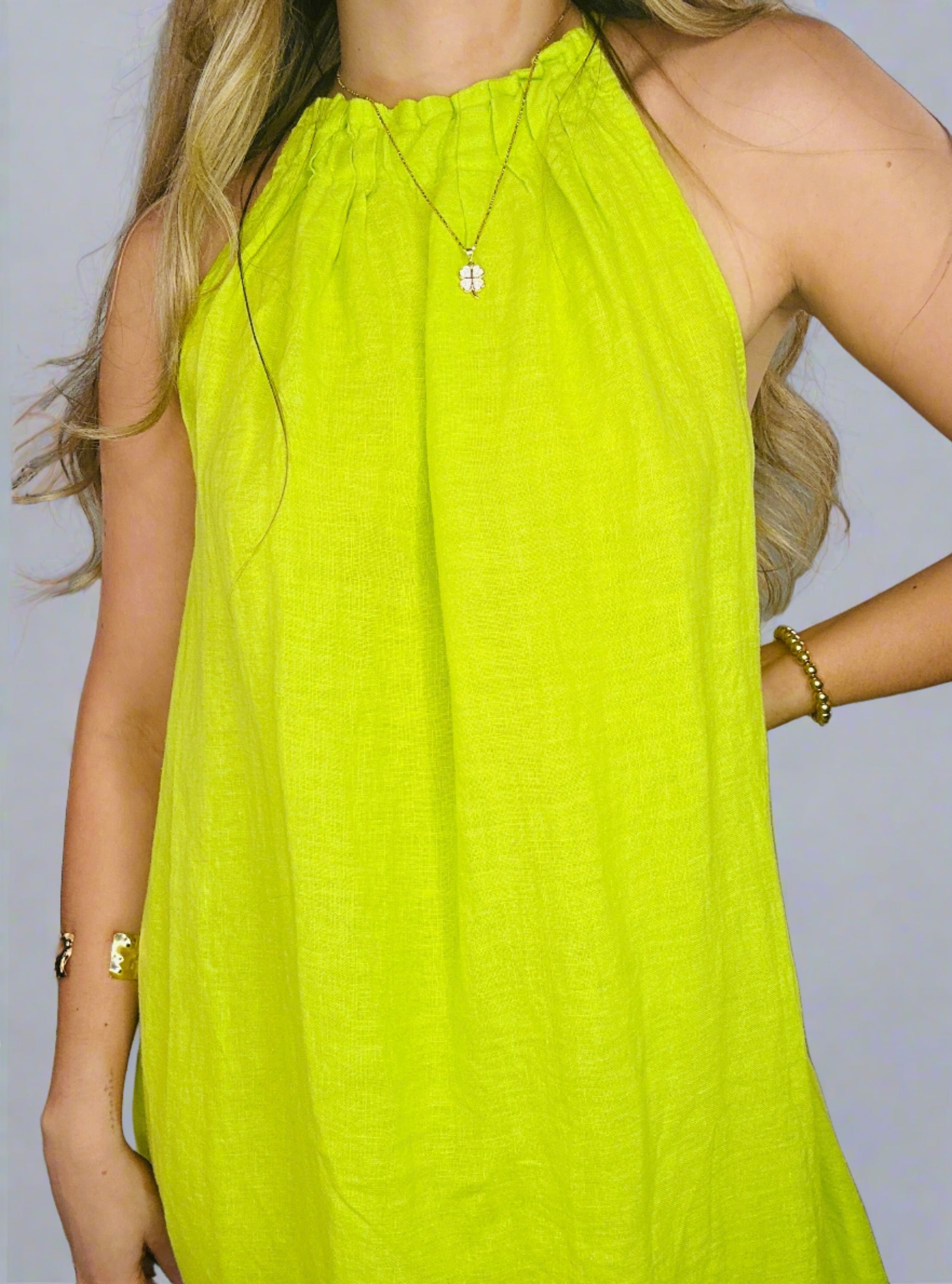 Morgan Linen Dress
