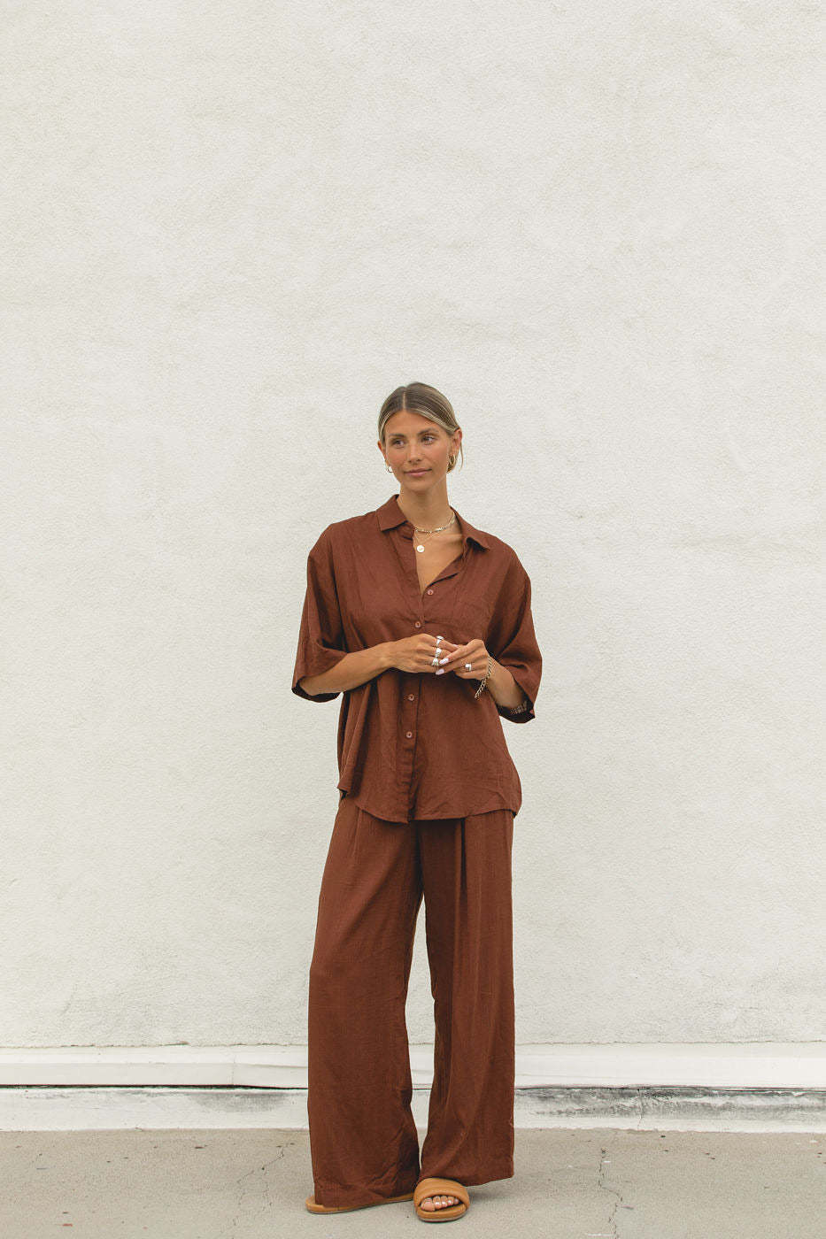 2024Holiday Linen Blend Set