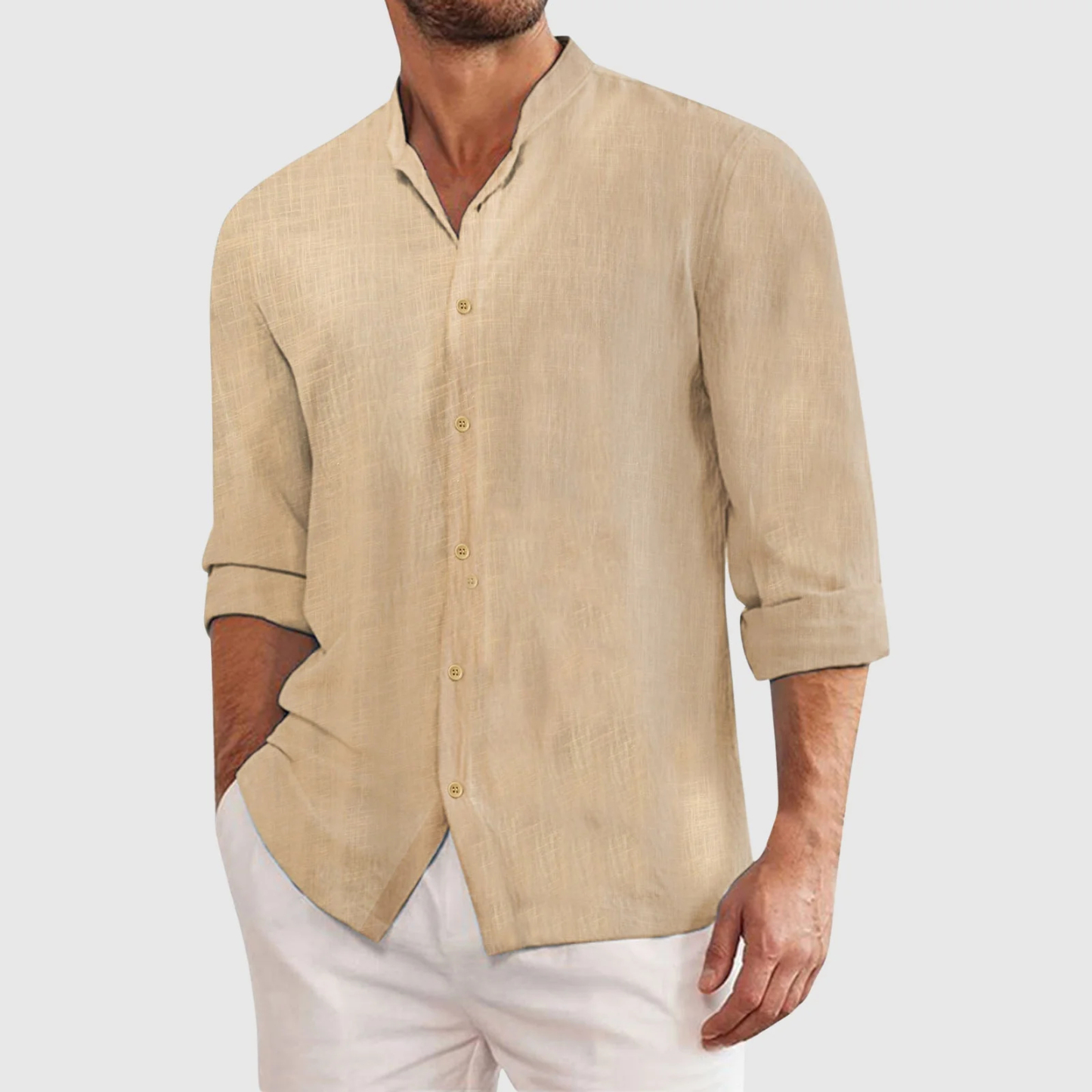 2025 Men's New Coast Linen Shirt