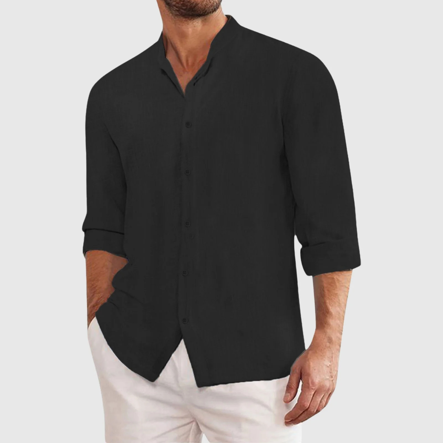 2025 Men's New Coast Linen Shirt