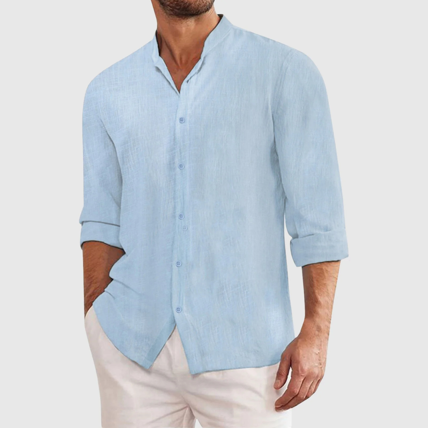2025 Men's New Coast Linen Shirt