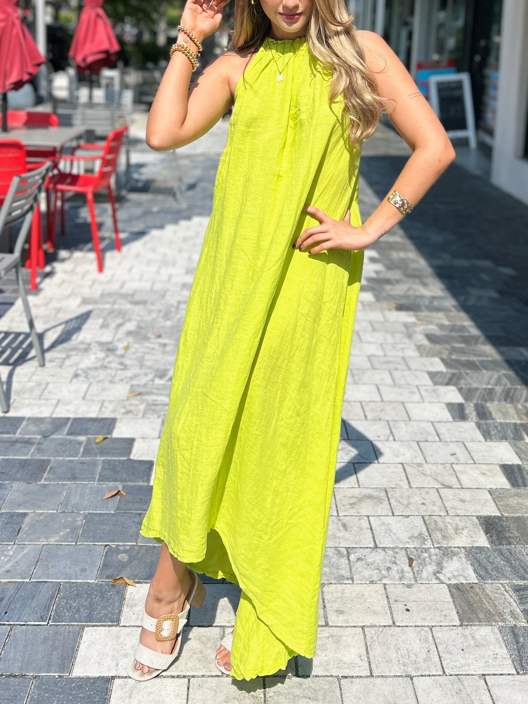 Morgan Linen Dress