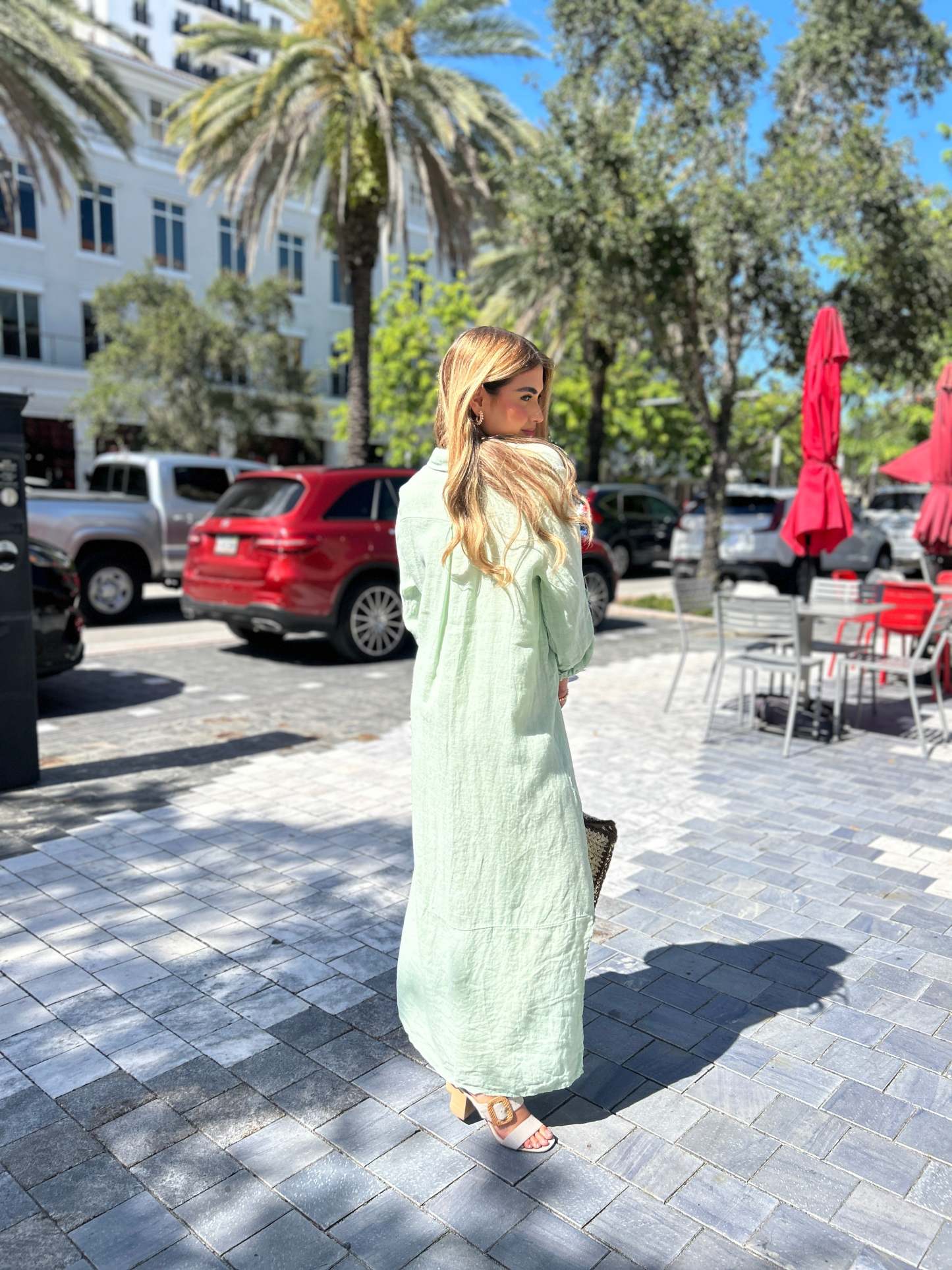 Sicily Linen Maxi Shirt