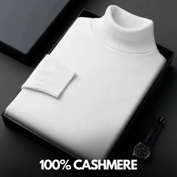 Men's Light Luxury Half Turtleneck Cold-Proof Cashmere Sweater