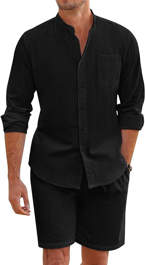 Men's Summer Comfort Linen Leisure Suit