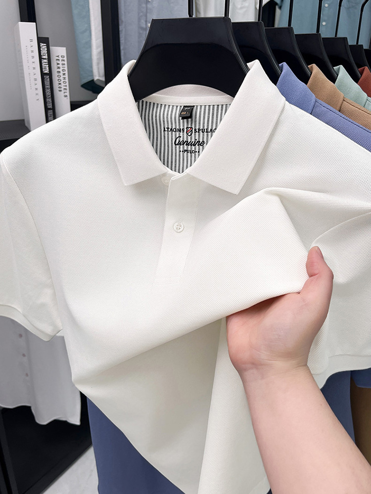 Men's summer high-quality cotton comfortable casual polo shirt