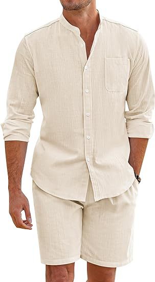 Men's Summer Comfort Linen Leisure Suit