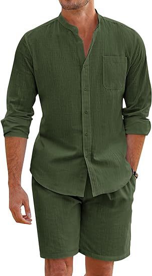 Men's Summer Comfort Linen Leisure Suit