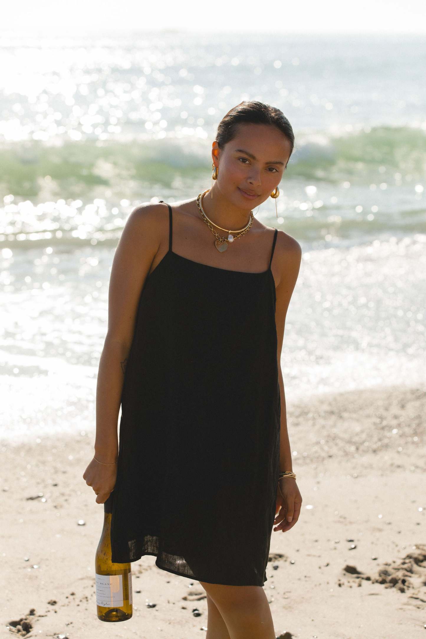2024Sicily Linen Mini Dress