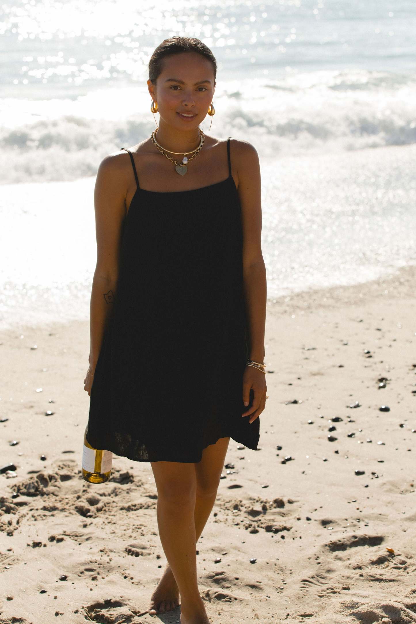 2024Sicily Linen Mini Dress
