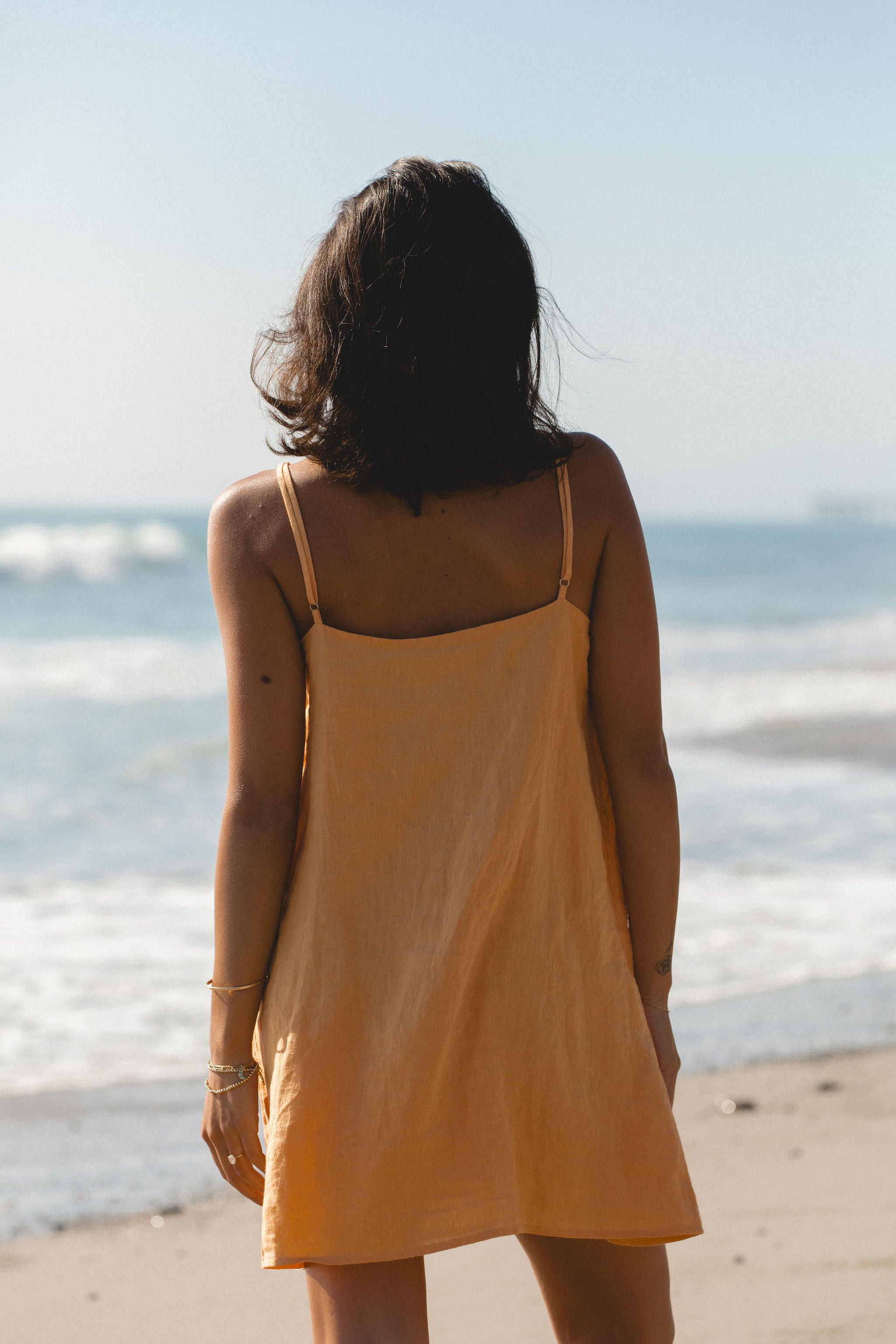 2024Sicily Linen Mini Dress