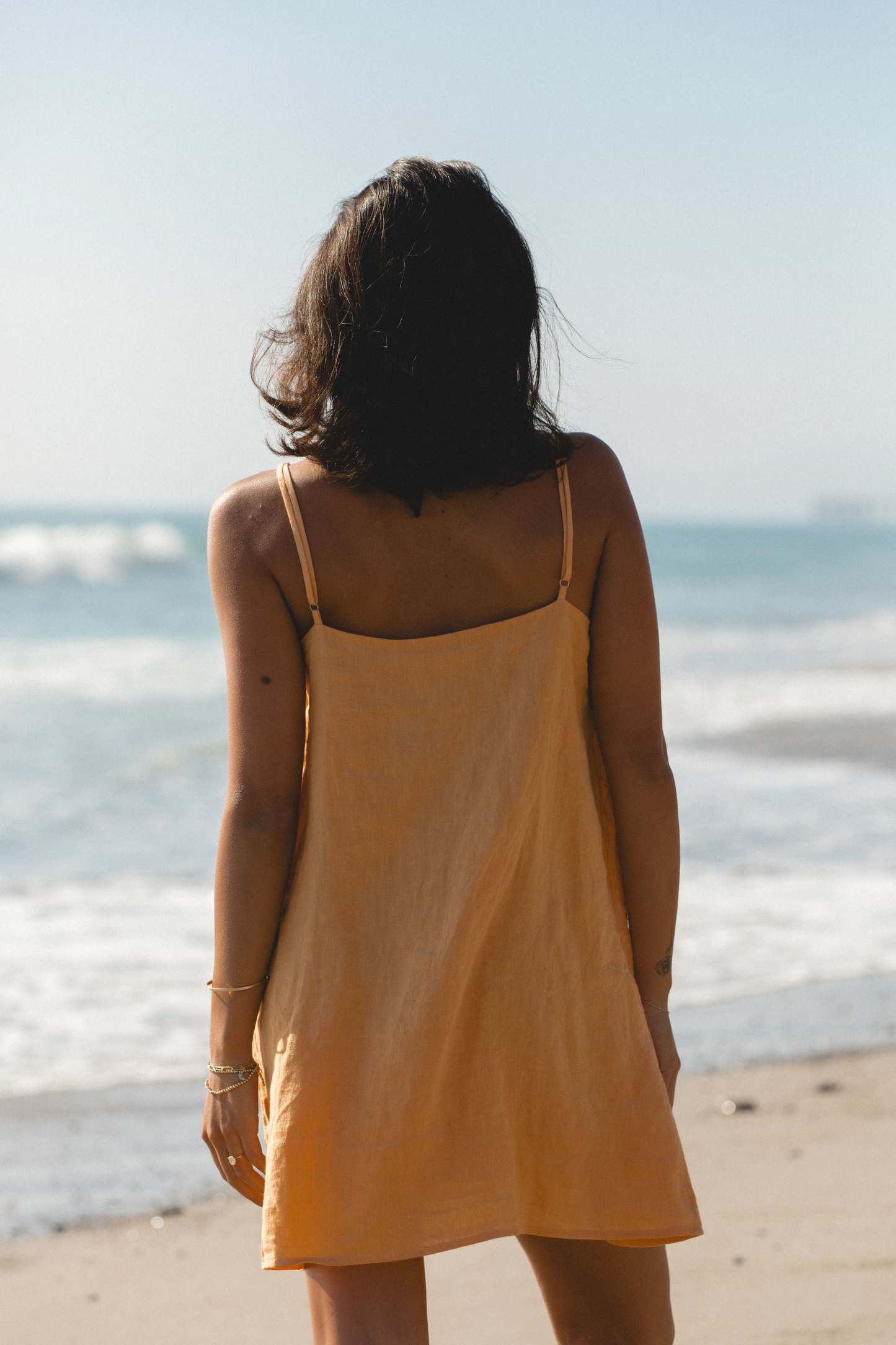 2024Sicily Linen Mini Dress