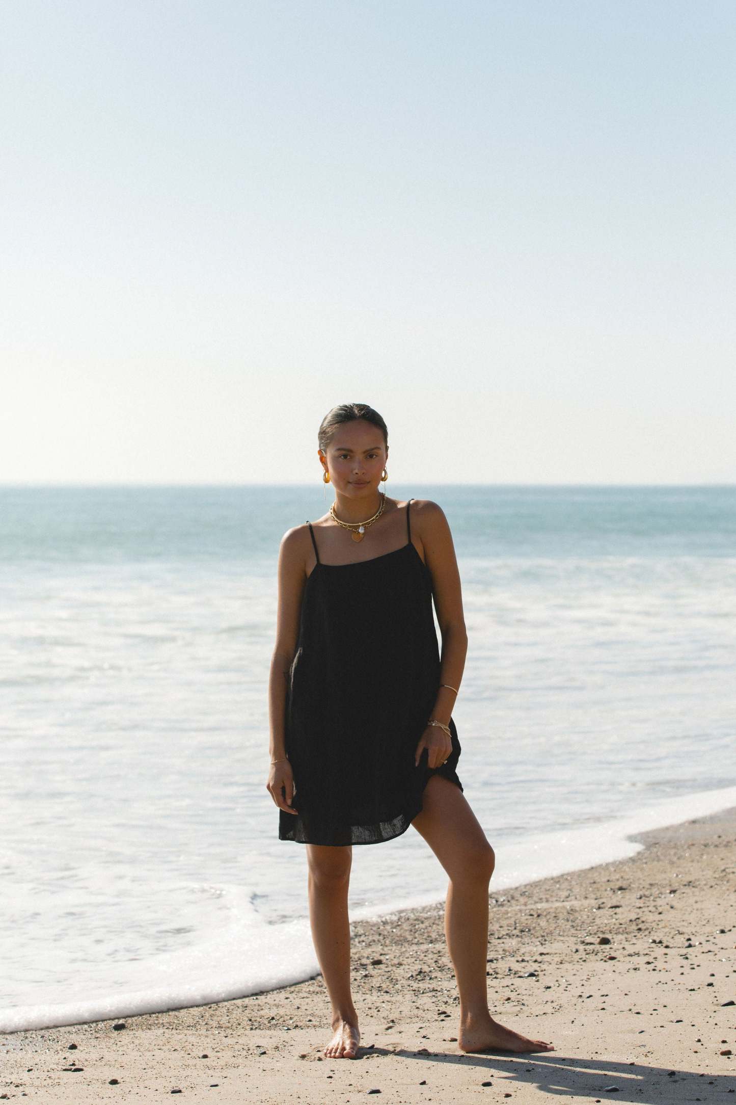 2024Sicily Linen Mini Dress