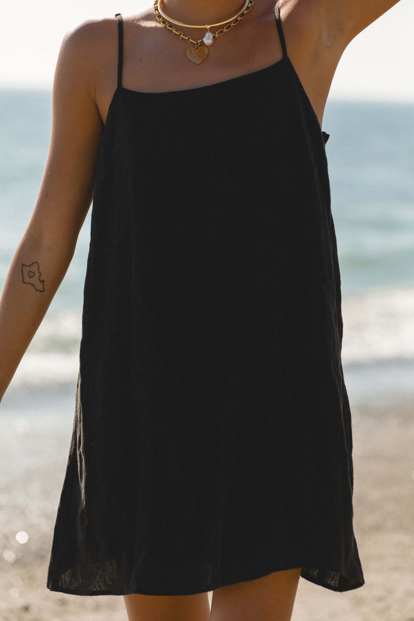 2024Sicily Linen Mini Dress