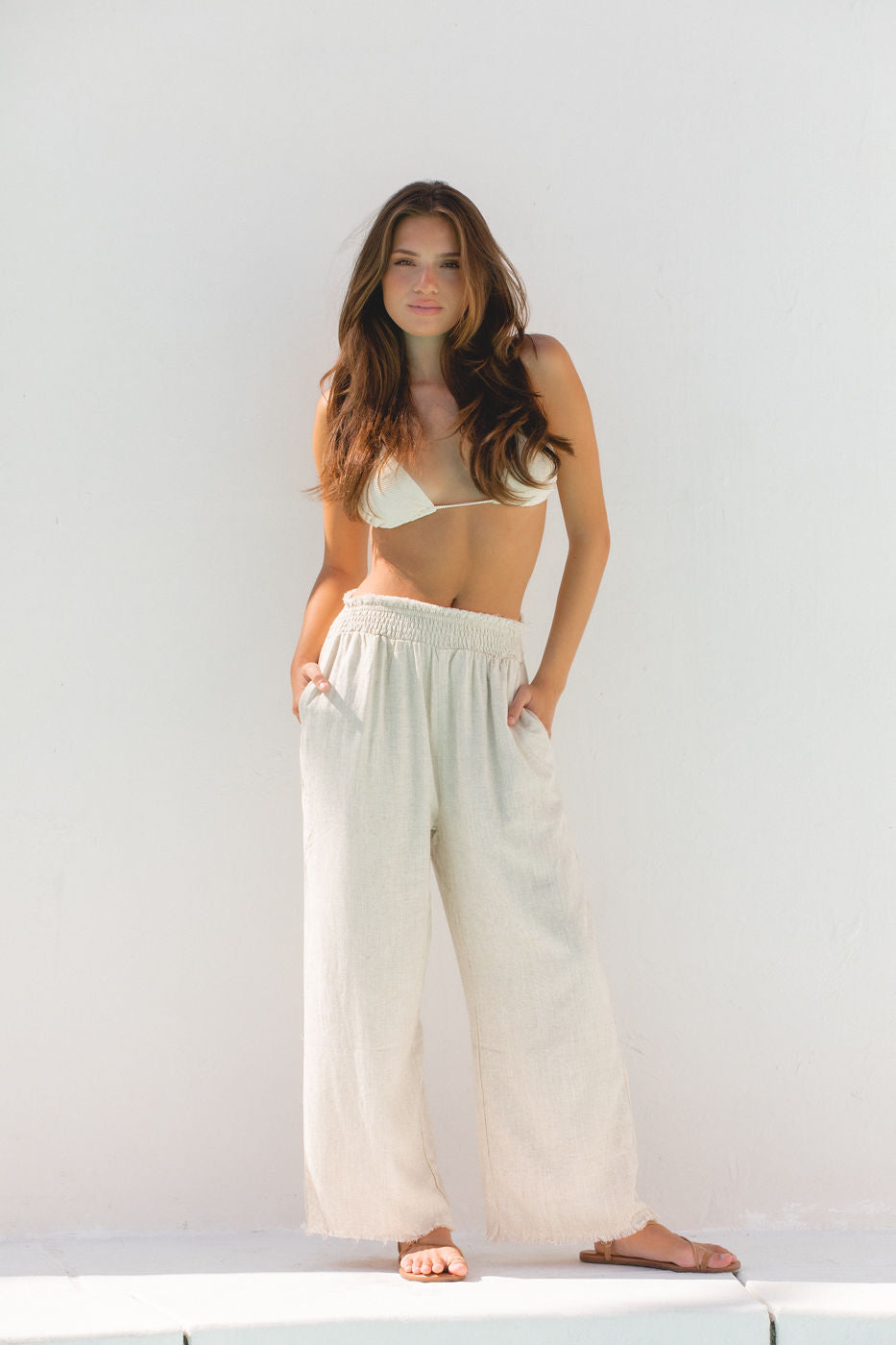 2024Luca Lined Linen Pants