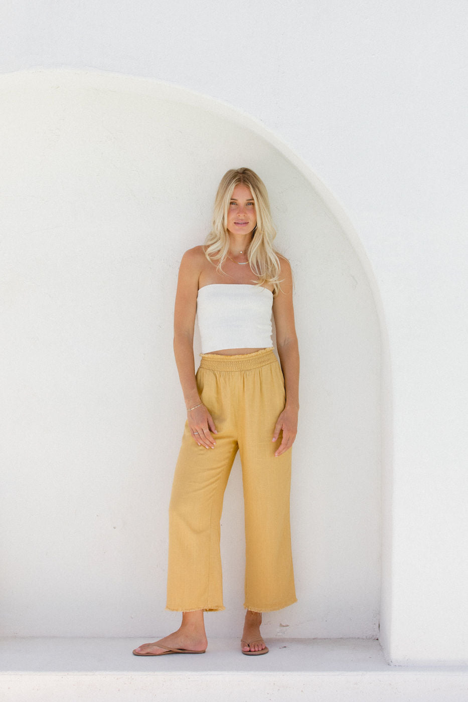 2024Luca Lined Linen Pants