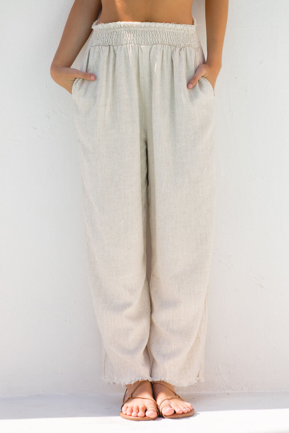 2024Luca Lined Linen Pants