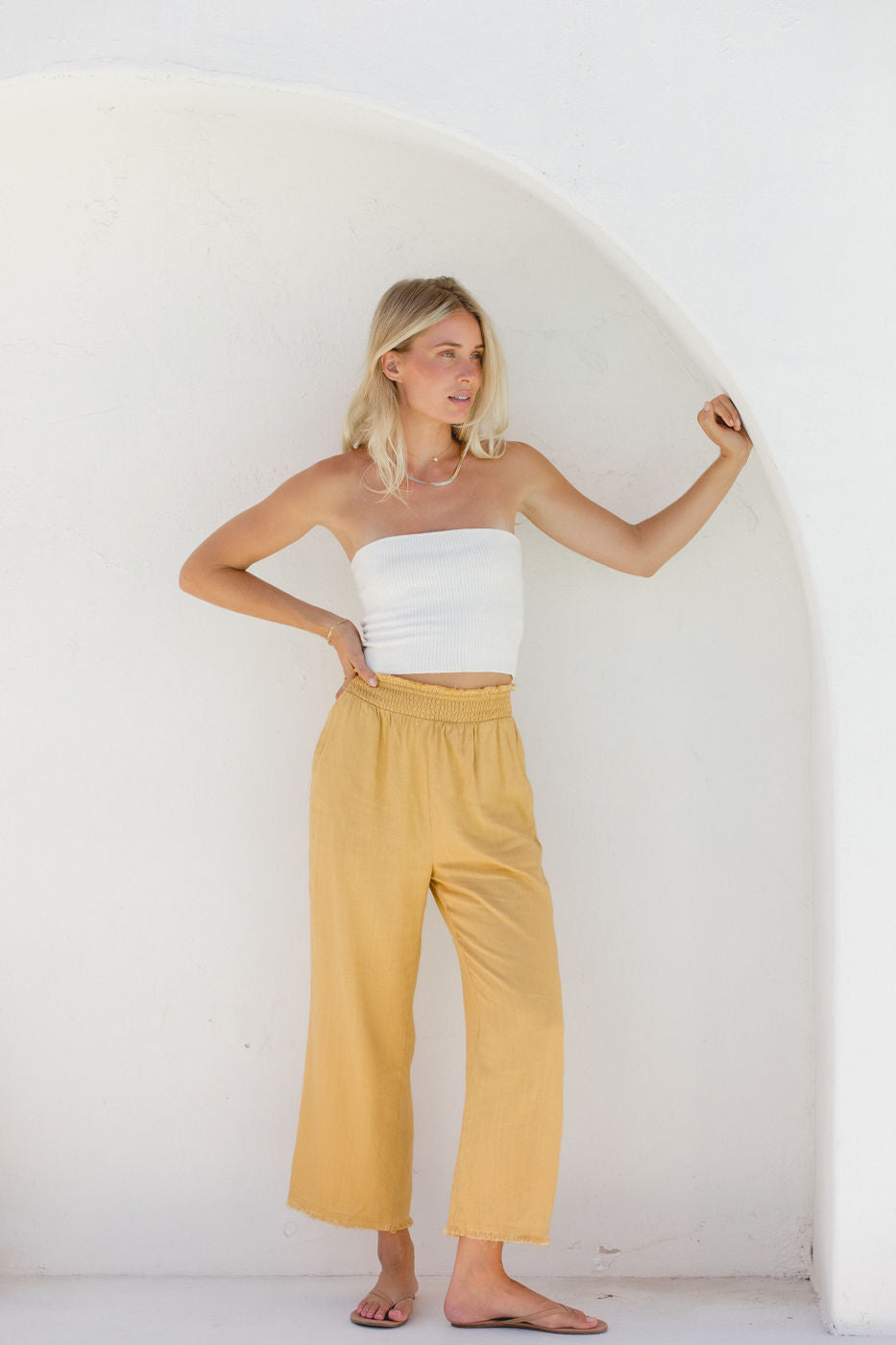 2024Luca Lined Linen Pants