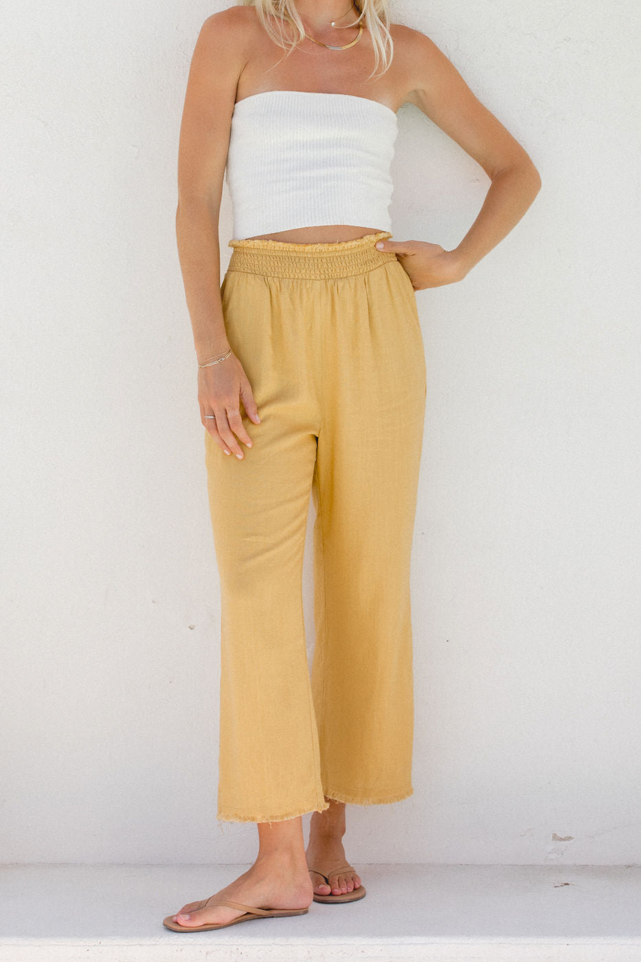 2024Luca Lined Linen Pants