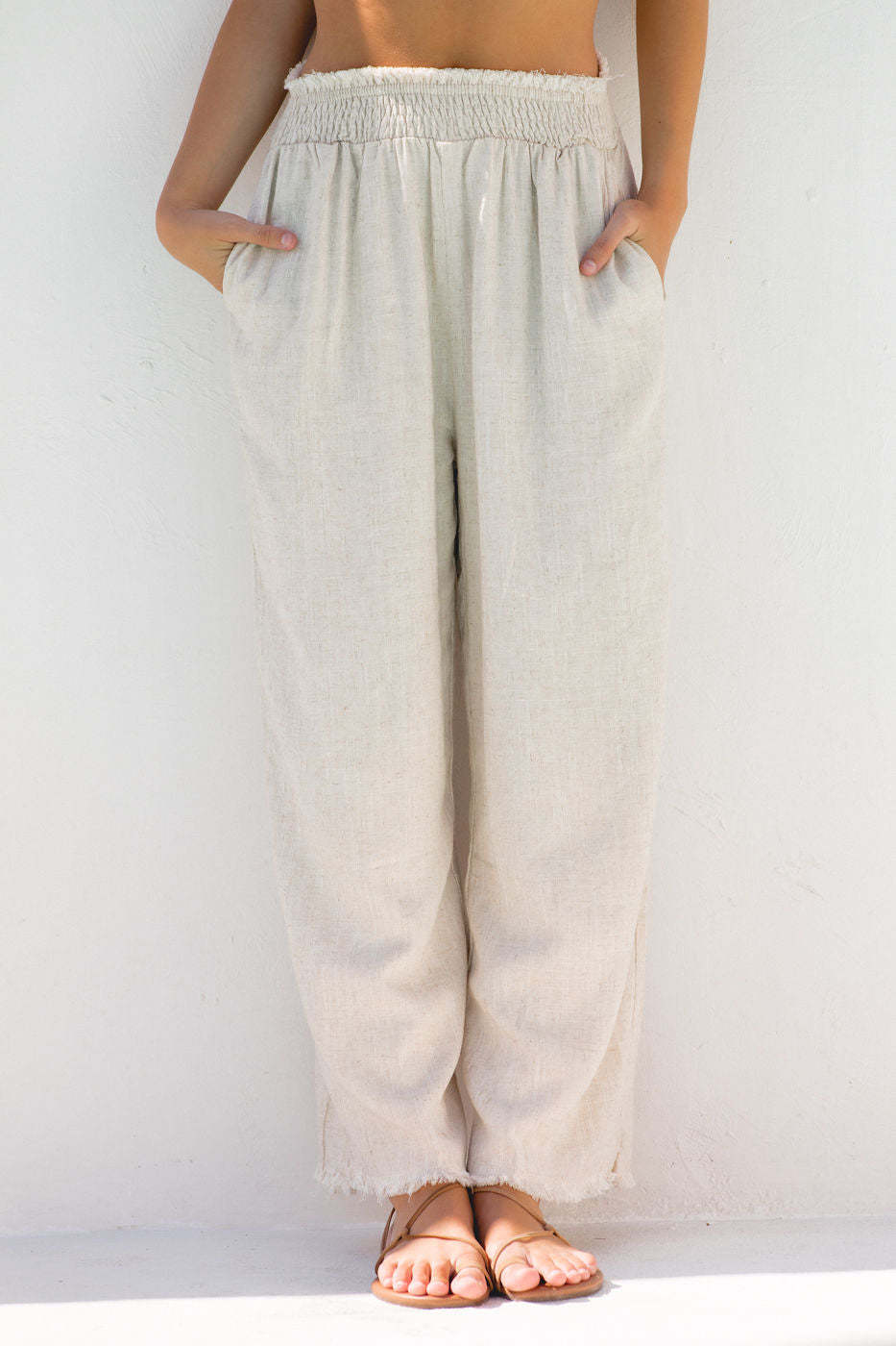 2024Luca Lined Linen Pants
