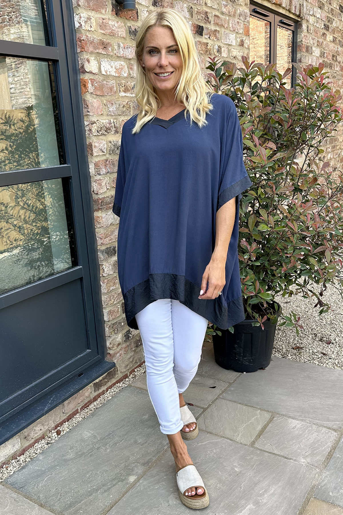 Teresa V-Neck Top Sage Green