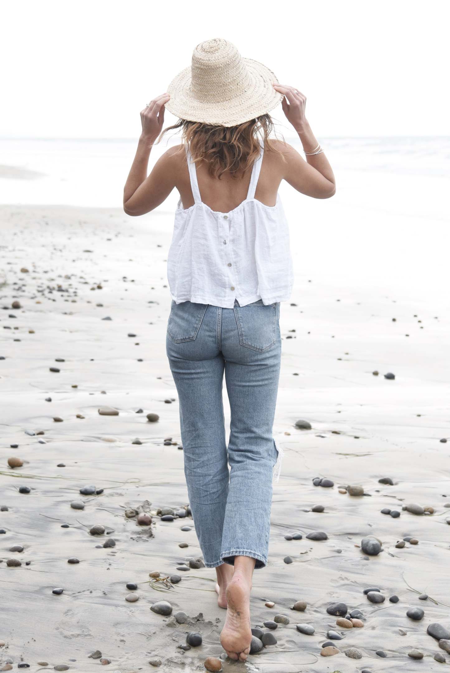 2024 new cotton and linen camisole