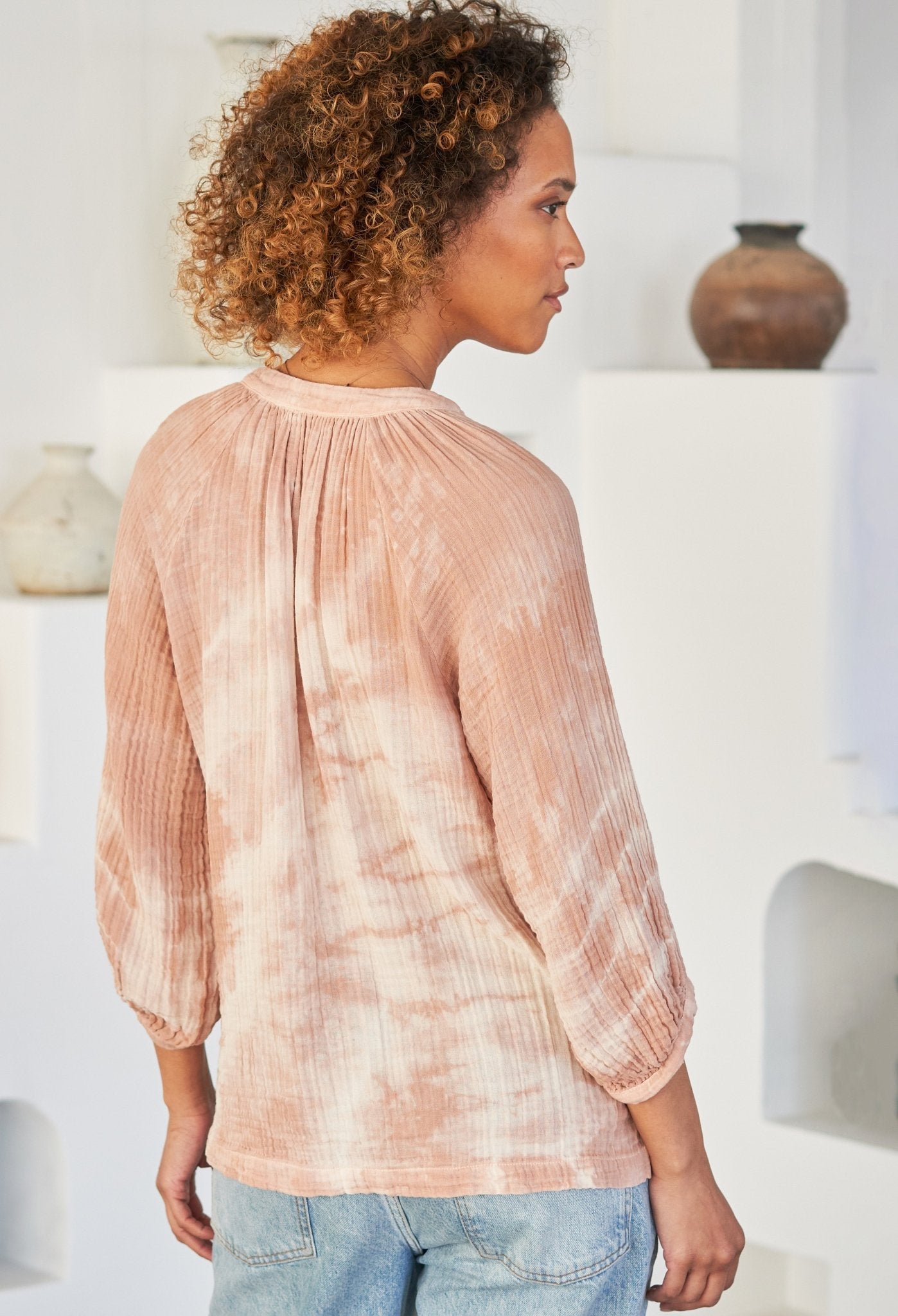 Bermuda Sand Gauze Top