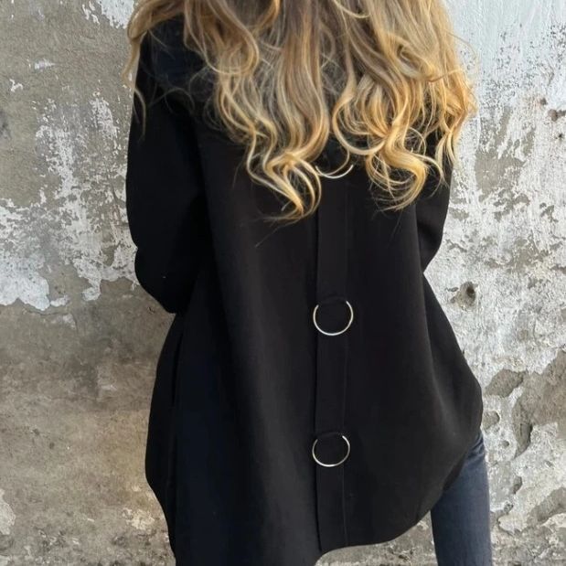 Casual Single Breasted Hooded Coat