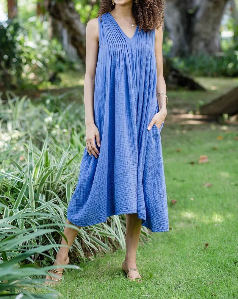 2024 New Plus Size Sleeveless Dress