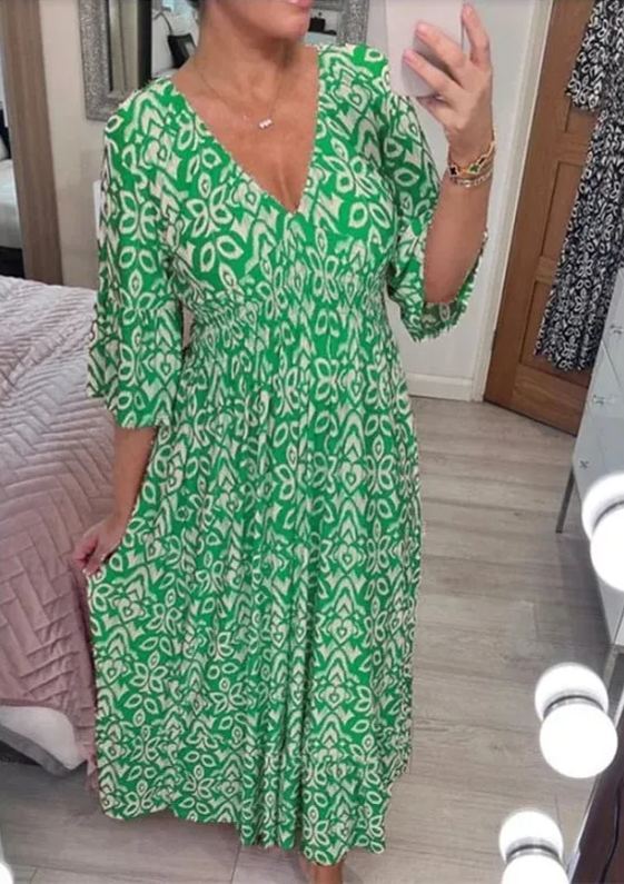 🔥LAST DAY 70% OFF🔥V-neck floral dress