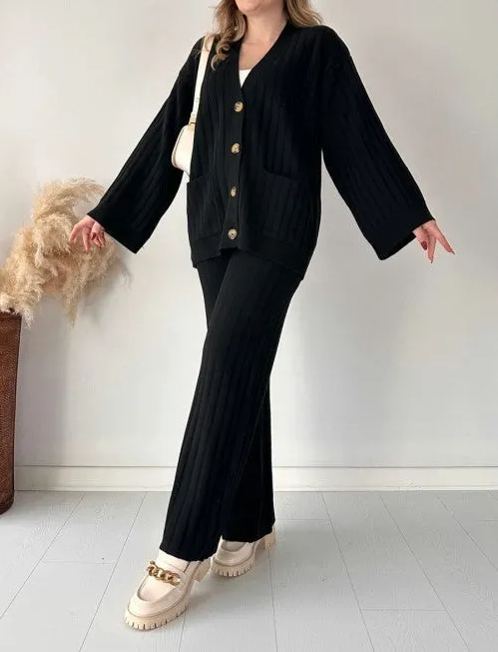Ensemble Tricoté Chic pour un Style Sophistiqué