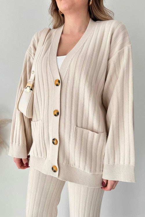 Women's autumn and winter new knitted sweater suit