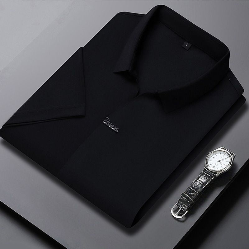🎁Hot Sale Men's Casual Revers Atmungsaktiv Knitterfrei T-shirt