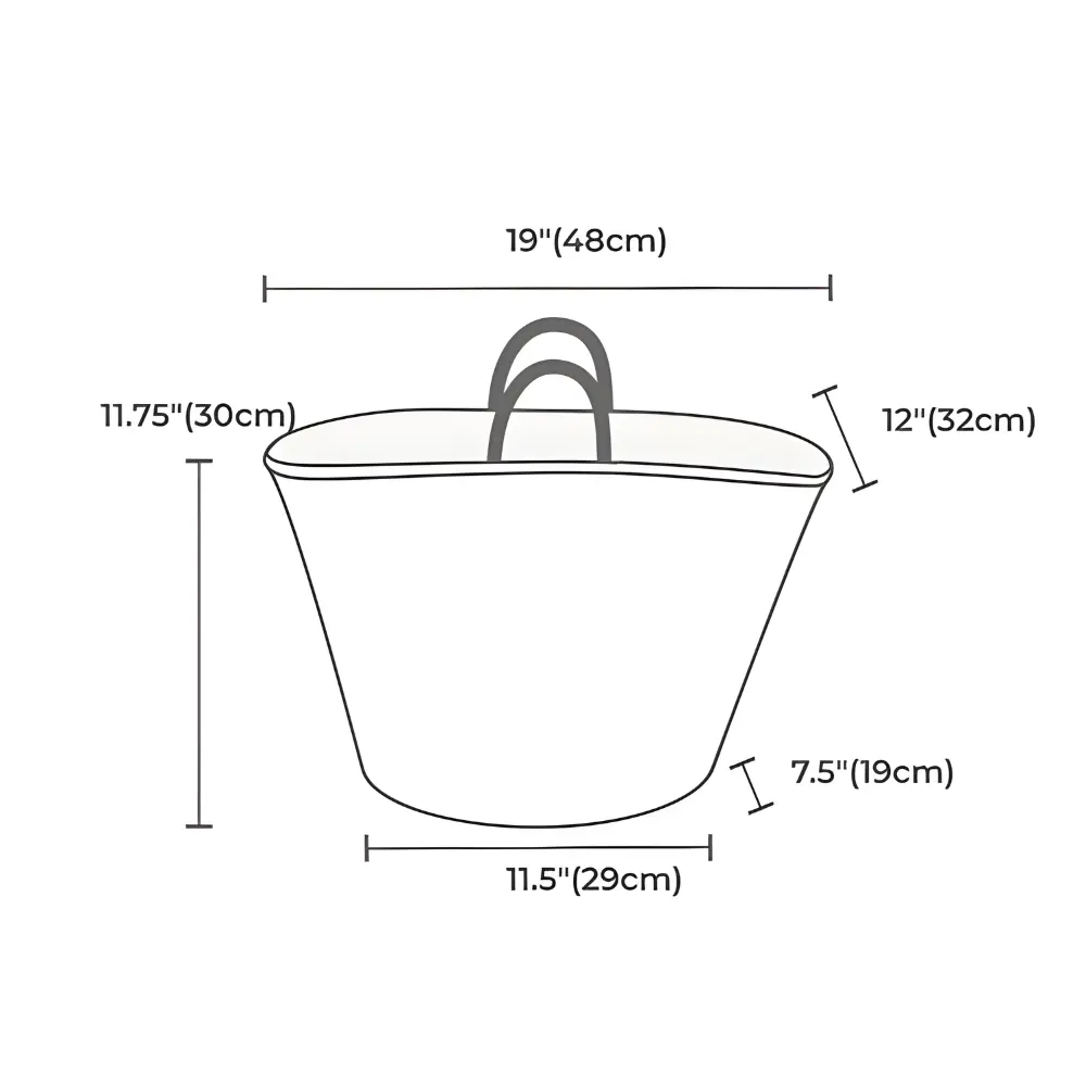 Handwoven Straw Bag | Eco-Friendly  Market Basket.