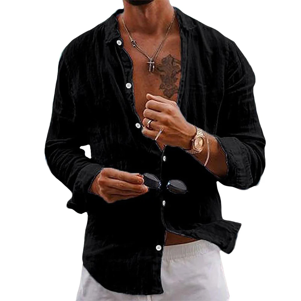 Men's Summer Coastal Casual Linen Shirt
