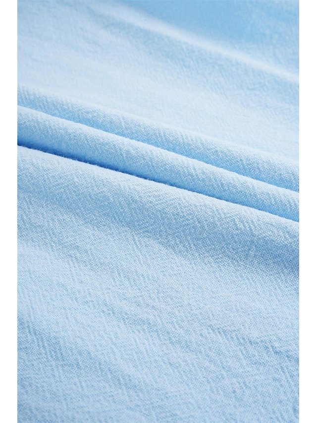 Men's Summer Linen Shirt Beachwear