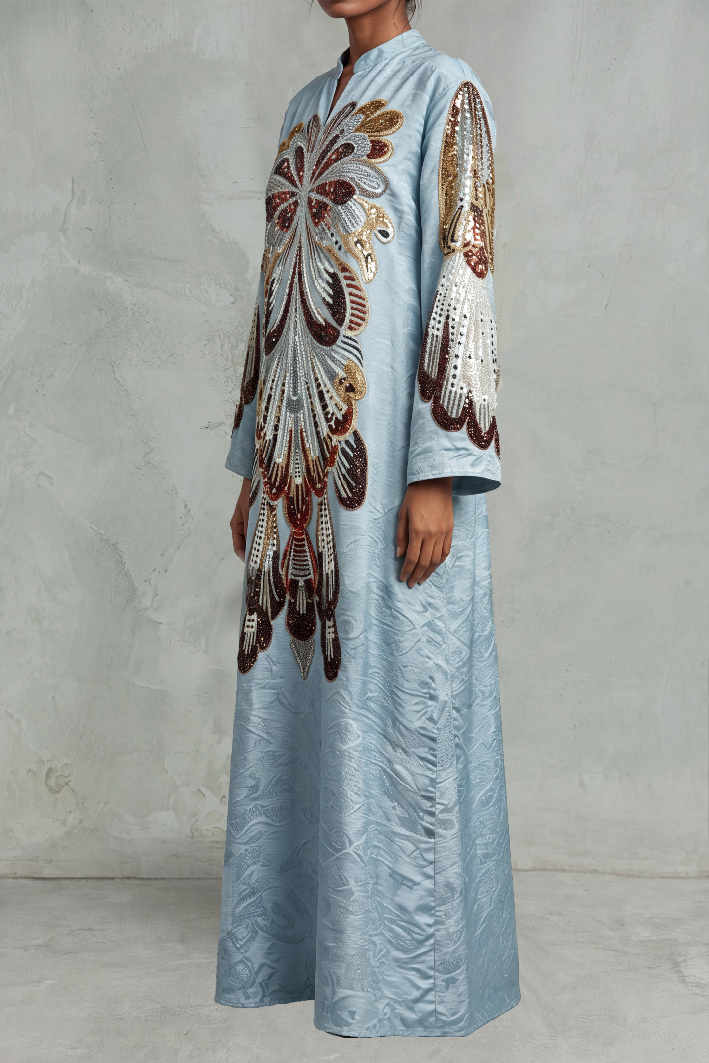 Adeline Sequin Embellished Maxi Dress