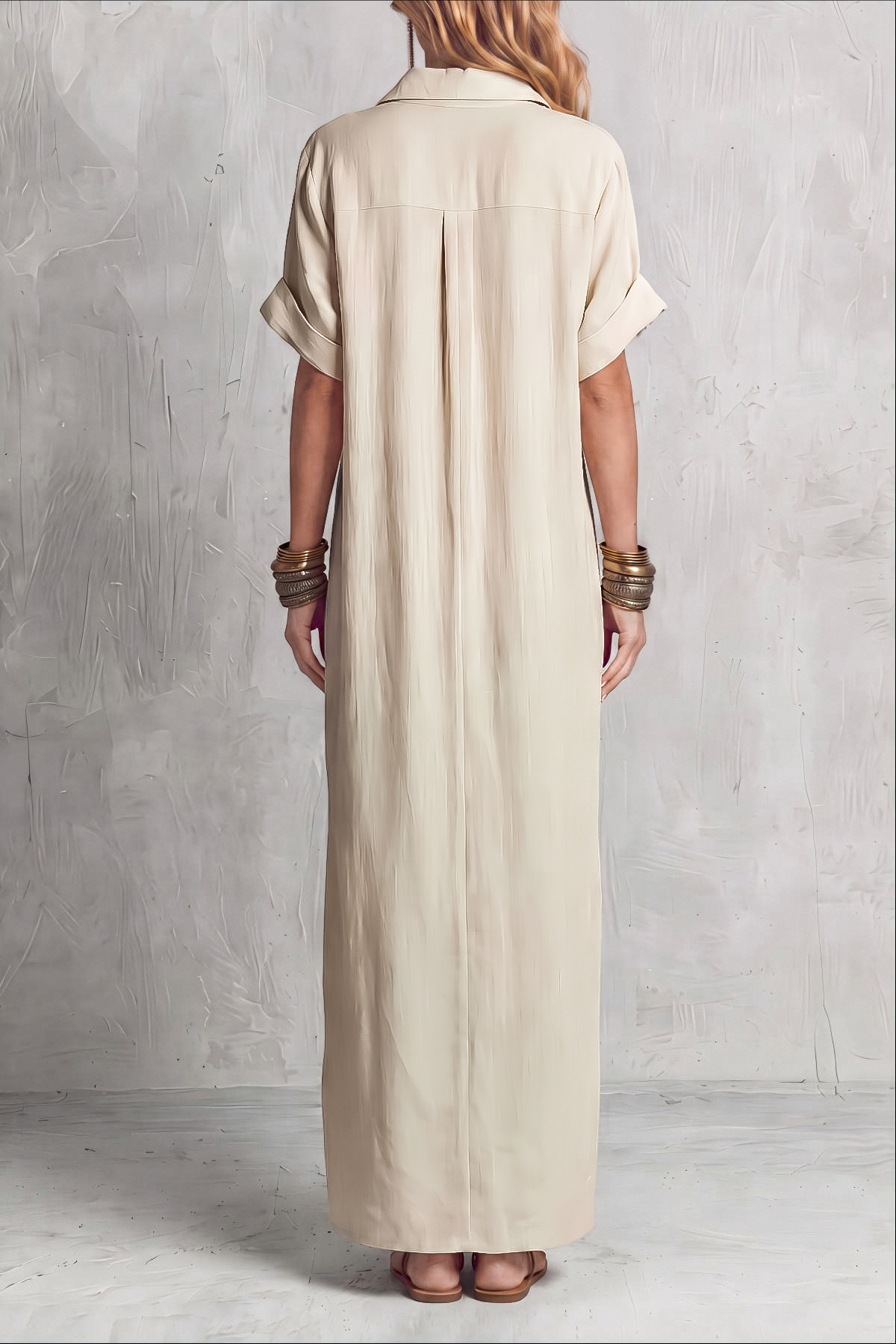 Cyvelle Plunge Neck Embroidery Maxi Dress