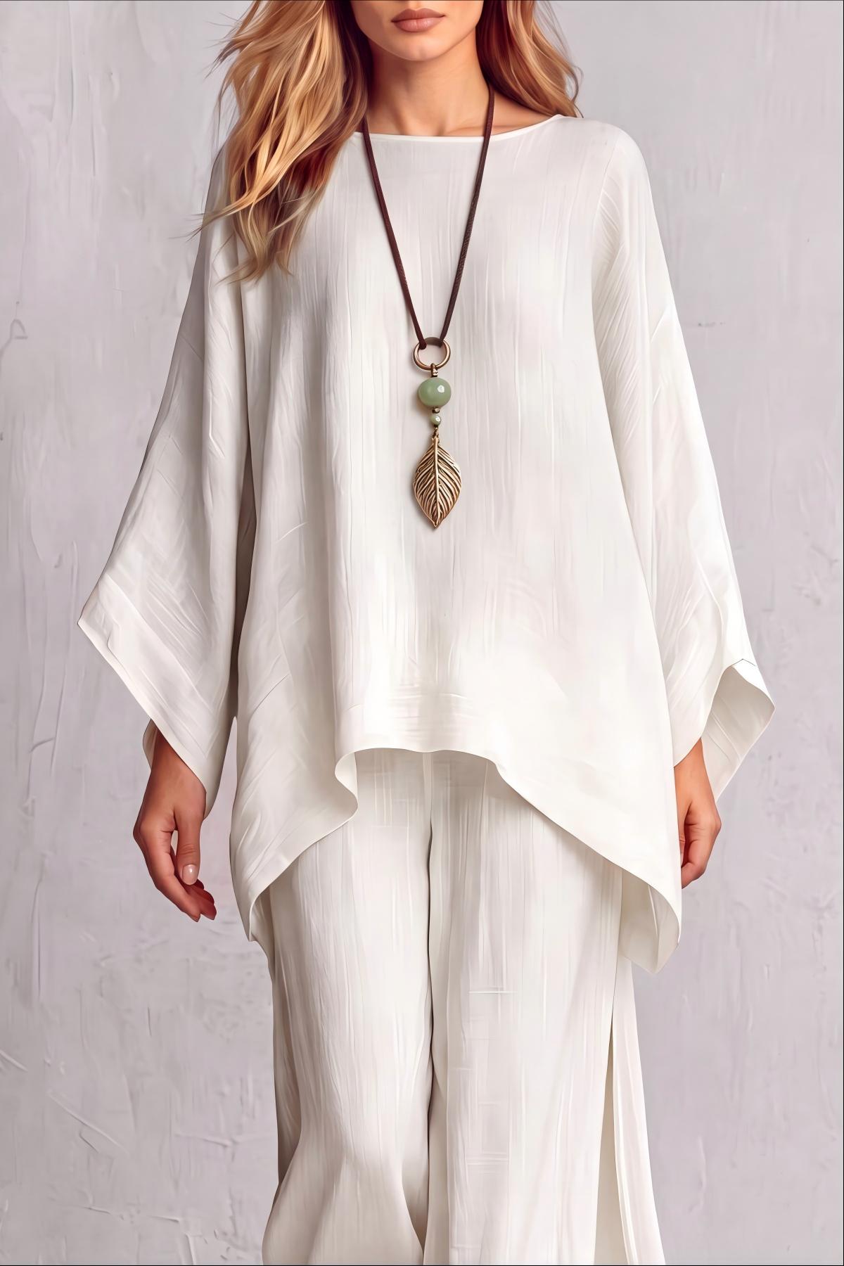 Dune Asymmetric Wide Leg Pants Set