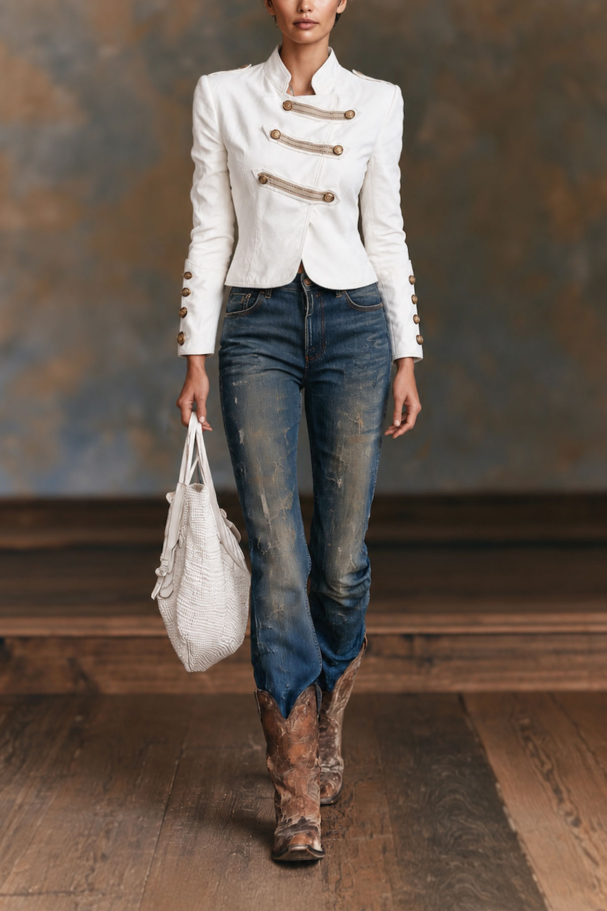 Ginevra High Neck Button Coat