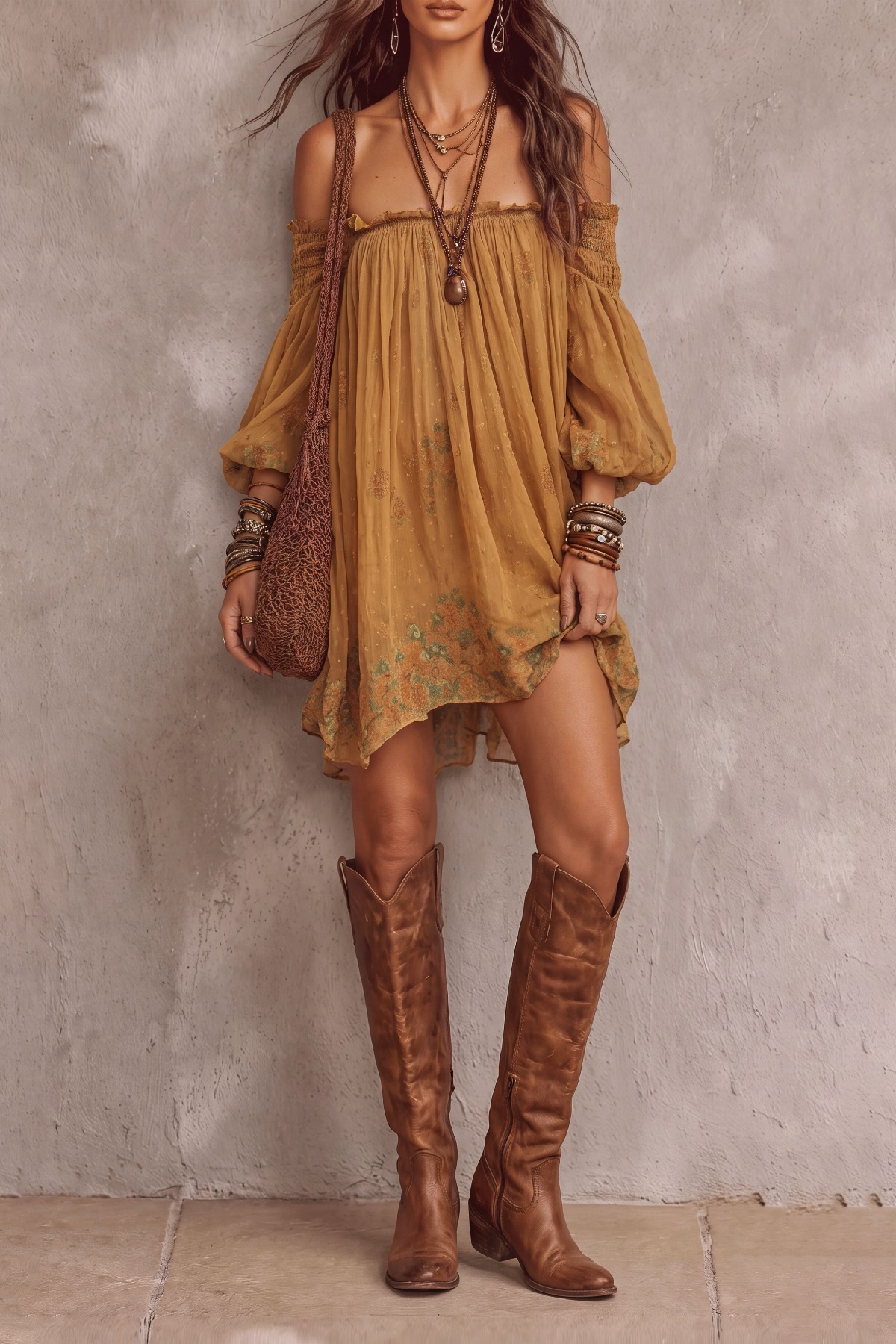 Harper Floral Asymmetric Hem Mini Dress