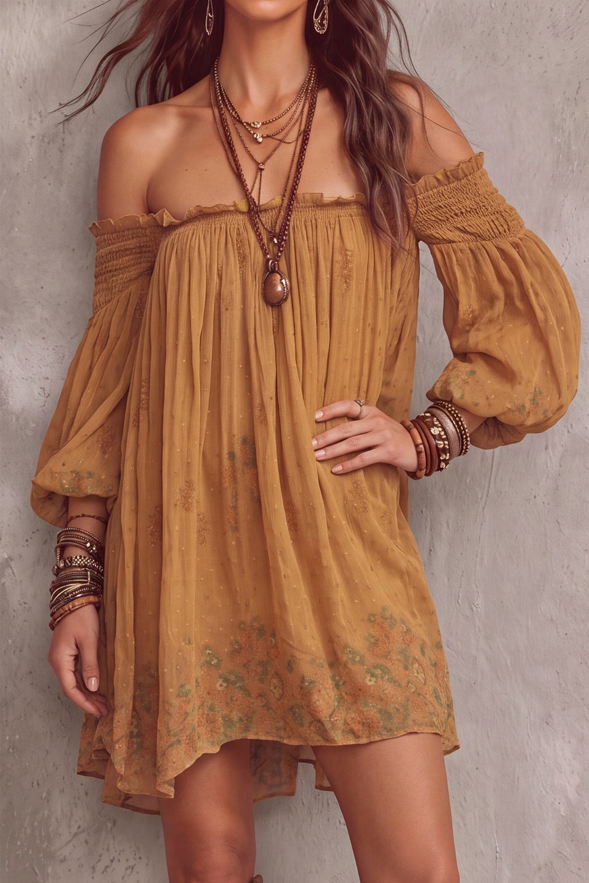 Harper Floral Asymmetric Hem Mini Dress